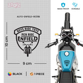 Inferno Skull Sticker Compatible with Royal Enfield Bullet & Helmet